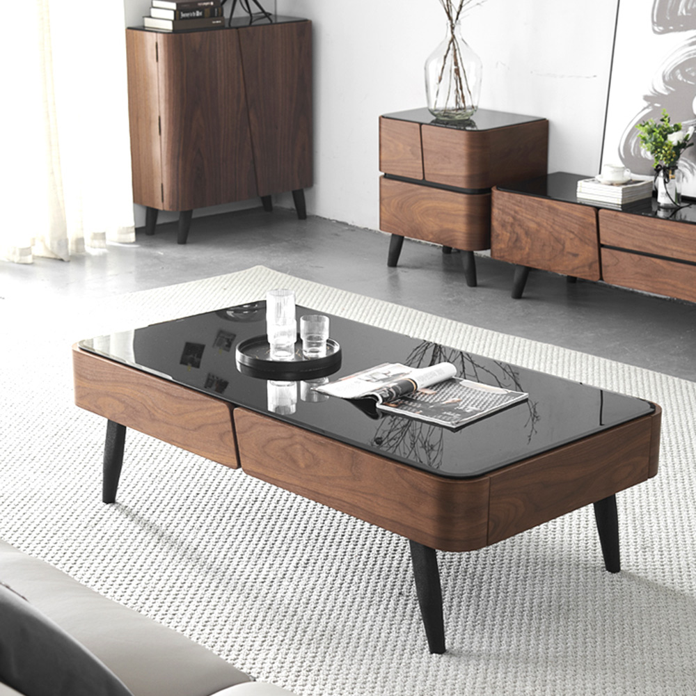 Stylish Modern Coffee Table, 2 Drawers Free Delivery