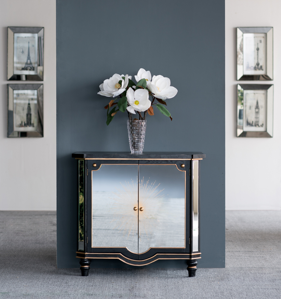 Decorative Glass Vase for Console Table