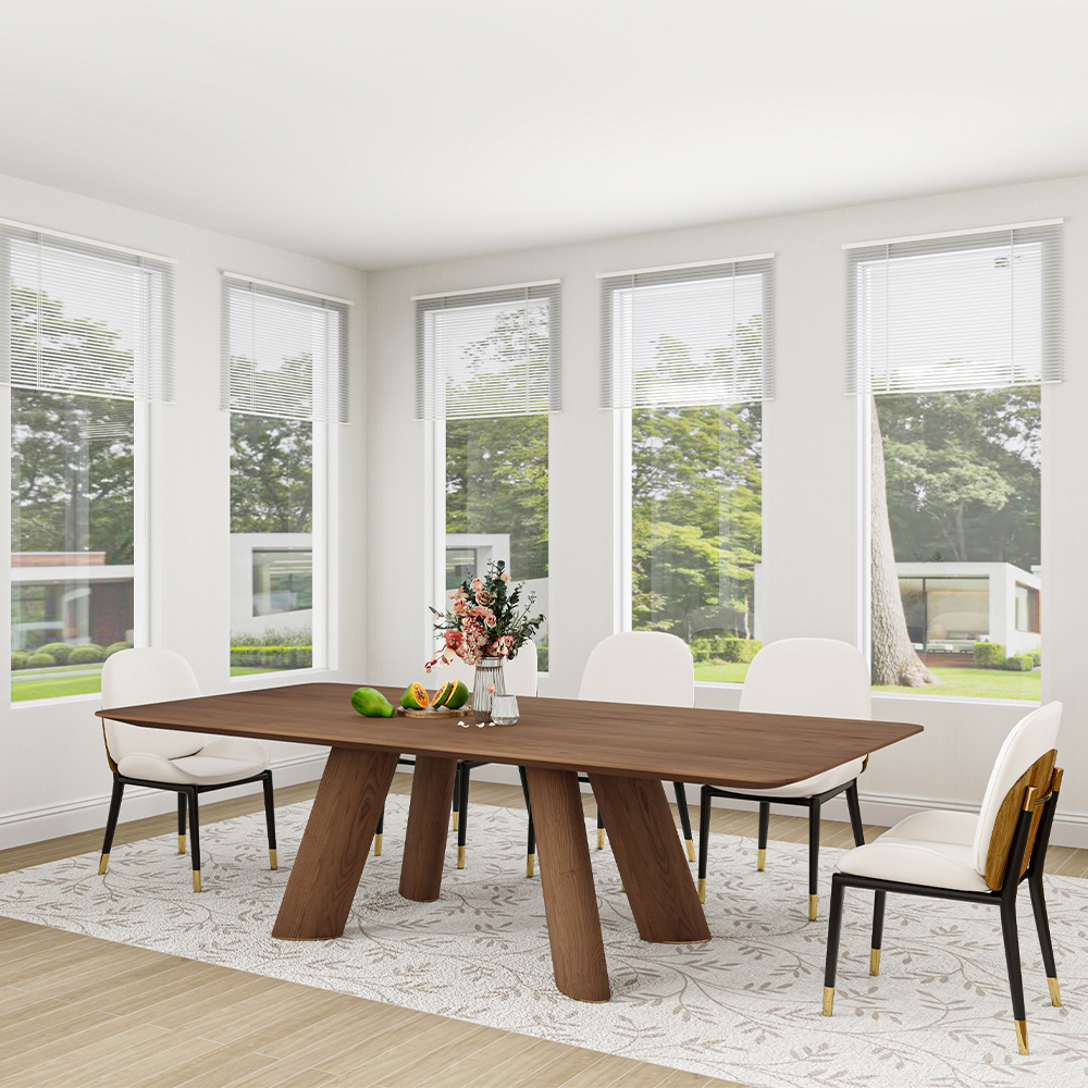Modern walnut dining table the best coupon free shipping