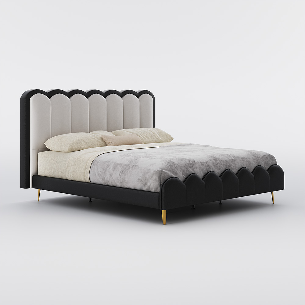 Upholstered Bed with Headboard