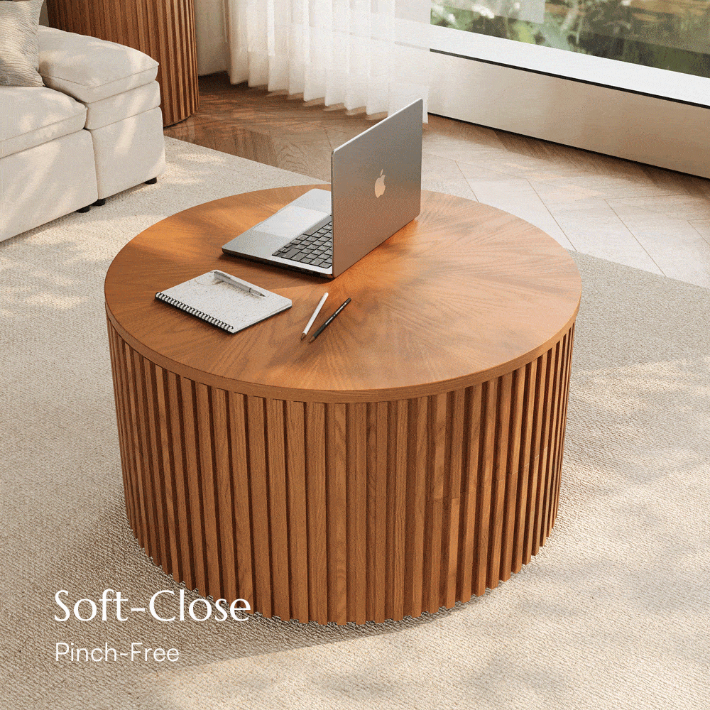 Brown Walnut Color Plywood Coffee Tables