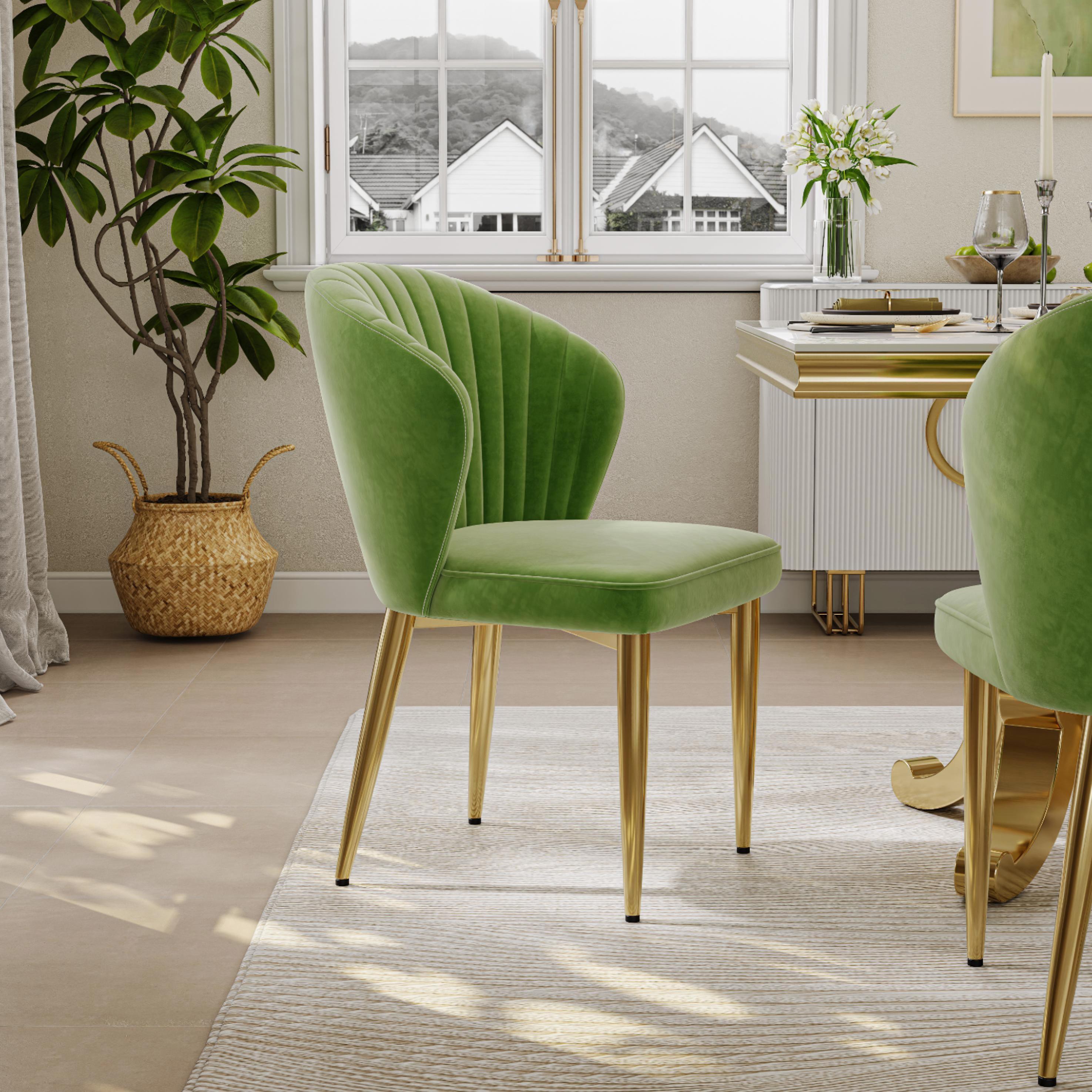 Modern Upholstered Velvet Dining Chairs Set of 6
