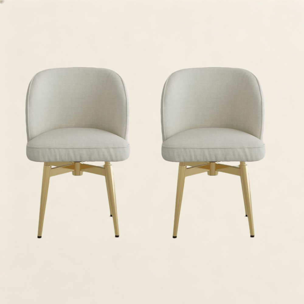 Modern Swivel Velvet Dining Chairs, Upholstered Accent Chairs, Luxury Office Chairs