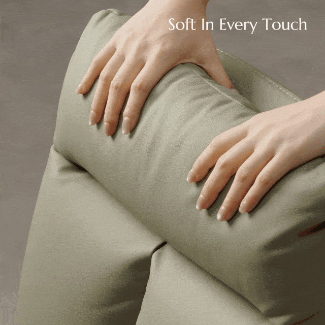 Green Green PU Leather Dining Chairs