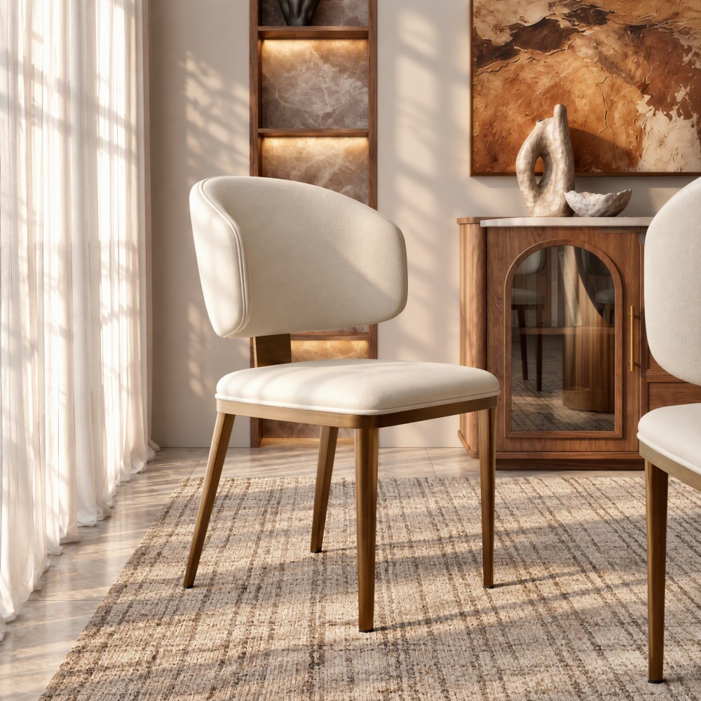 Modern Upholstered Dining Chairs Set of 6