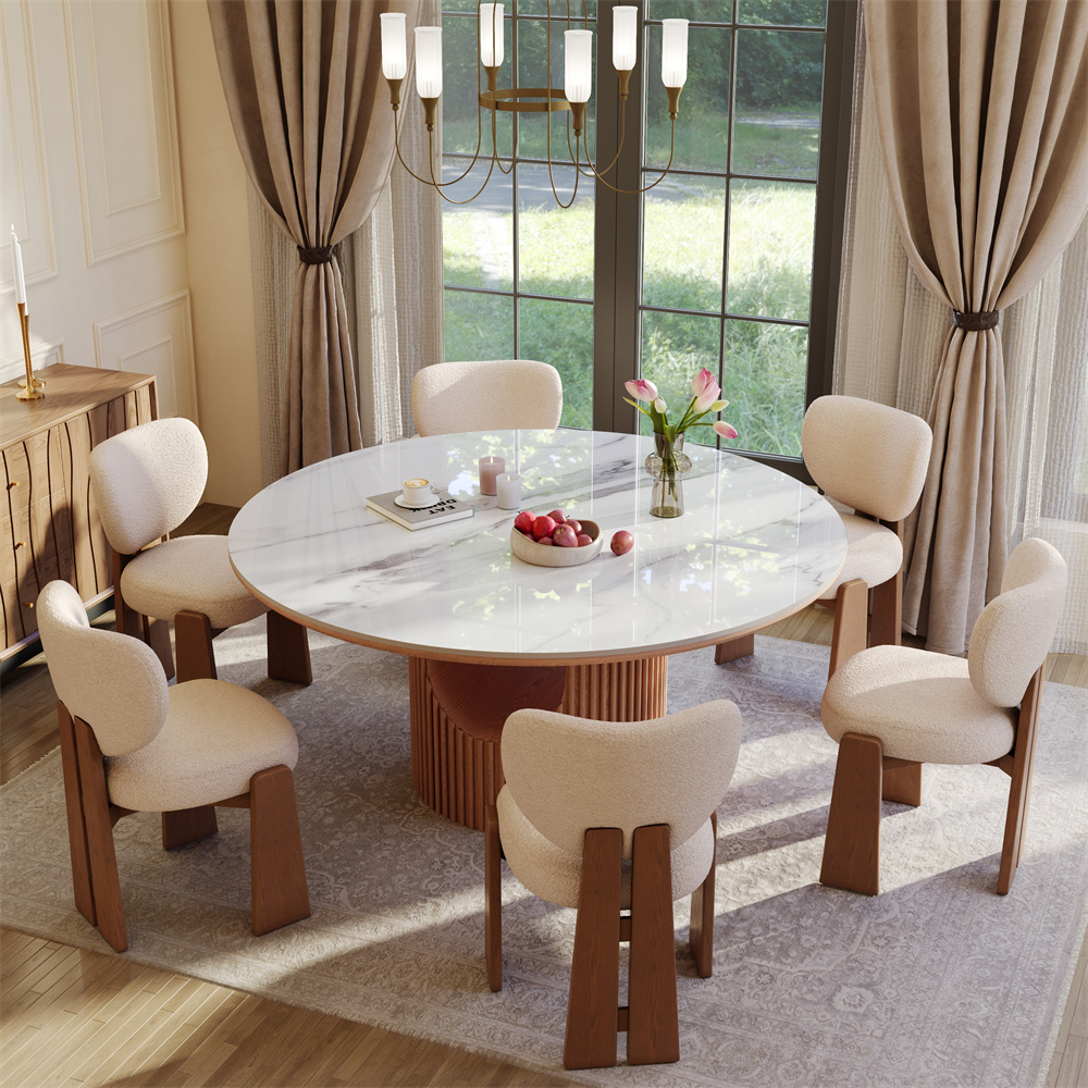 7-Piece Mid-Century Modern Table Set