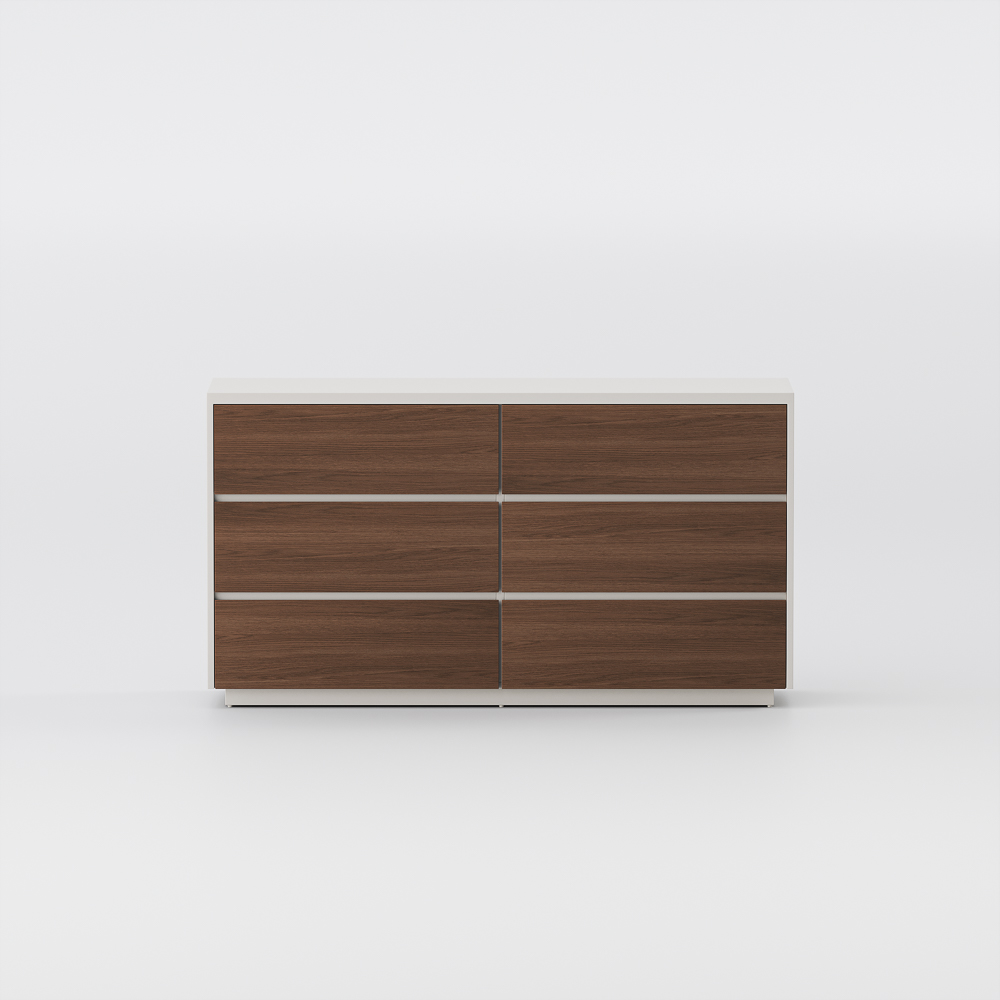 Farmhouse Drawer Dresser for Bedroom, 51.2" Dresser TV Stand for 50 inch TV, Wide Chest of Drawers, Assembled Shipment