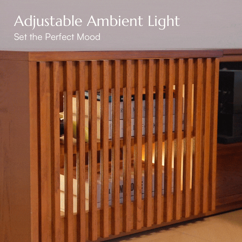 Fully Assemble Walnut Color Wood Electric TV Stands
