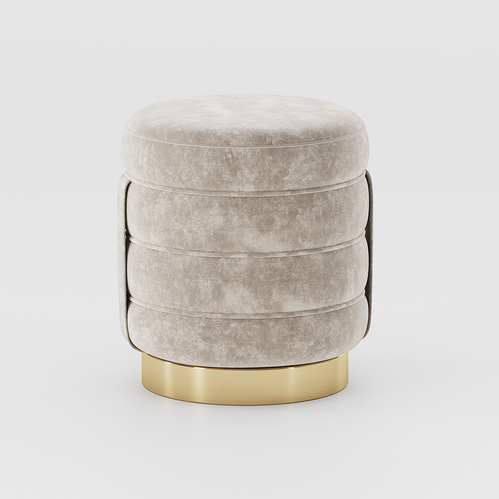 Round Vanity Stool | Povison