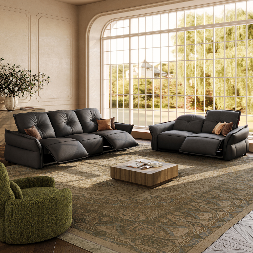 Marlowe-Dual Power Reclining Sofa