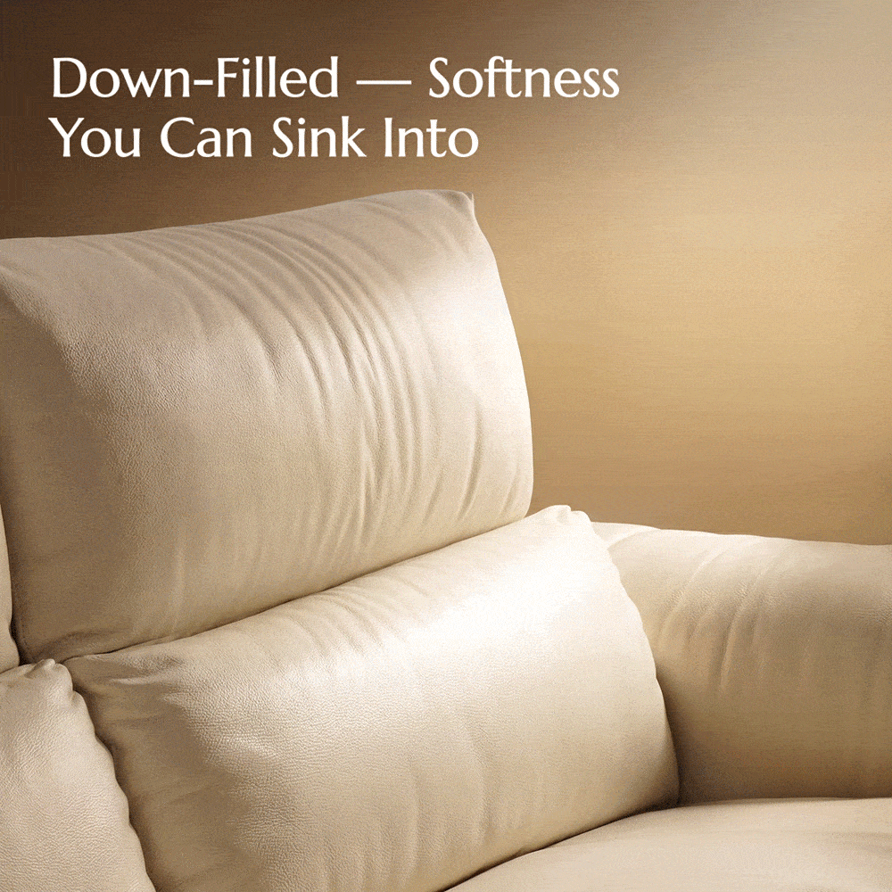 Ultra-Comfortable Electric Sofa with High-Ratio Down Filling