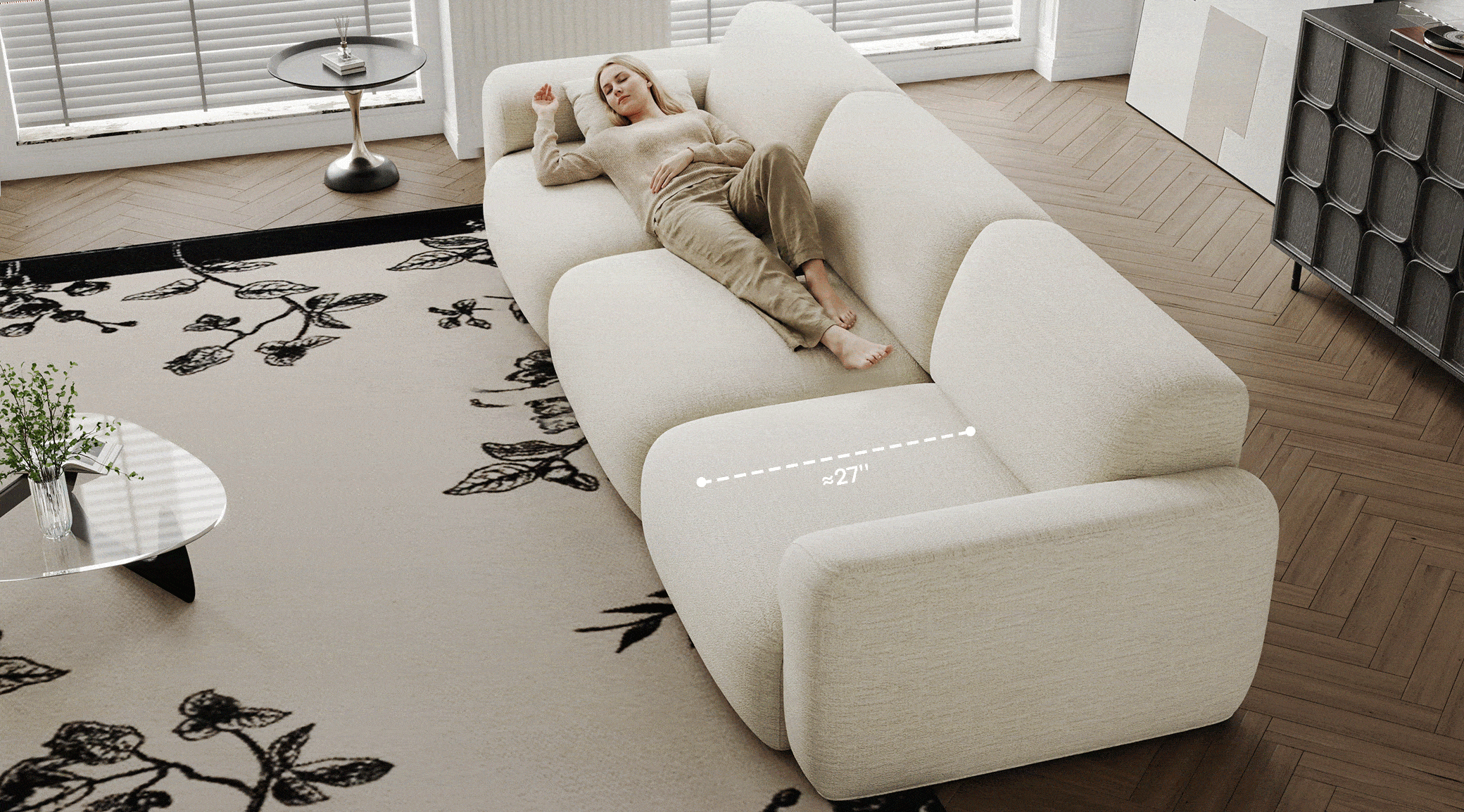 Oversized Depth That Wraps You in Comfort