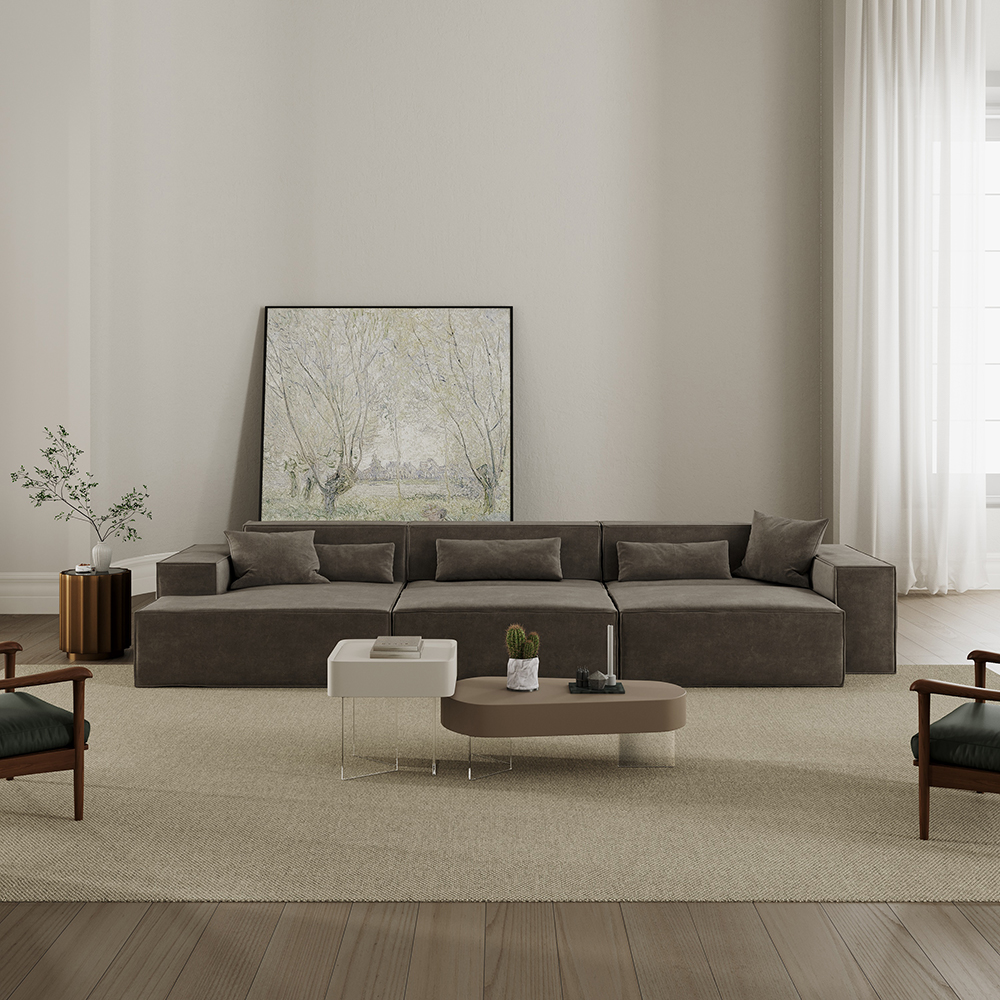 128.35” Electric Slide-Out Couch: Power sofa bed
