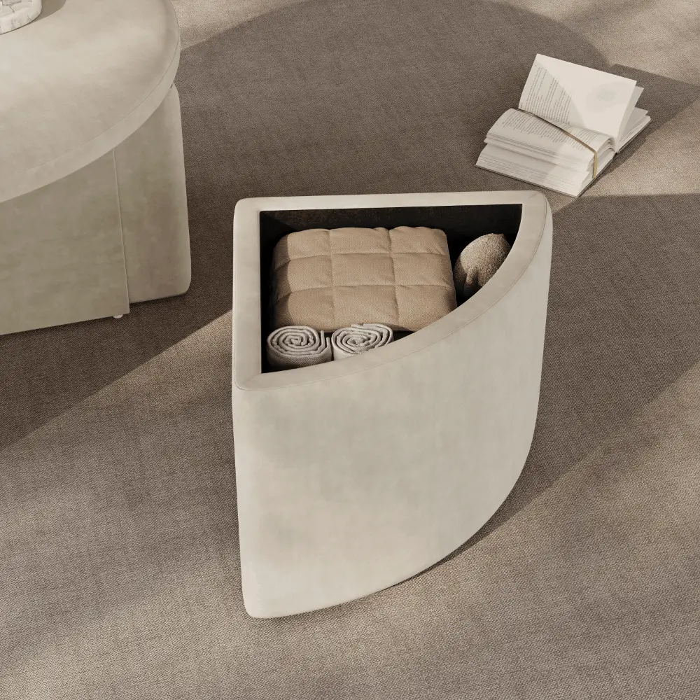 Beige Anti-scratch and Waterproof Fabric Sofas & Loveseats