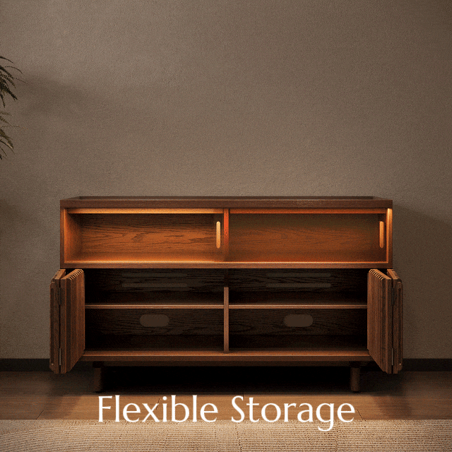 Solid Wood Brown Engineered Wood Storage Cabinets