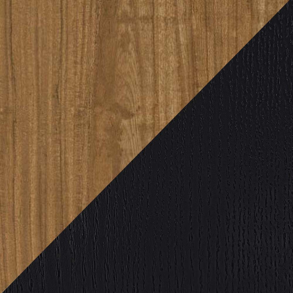 Walnut & Black