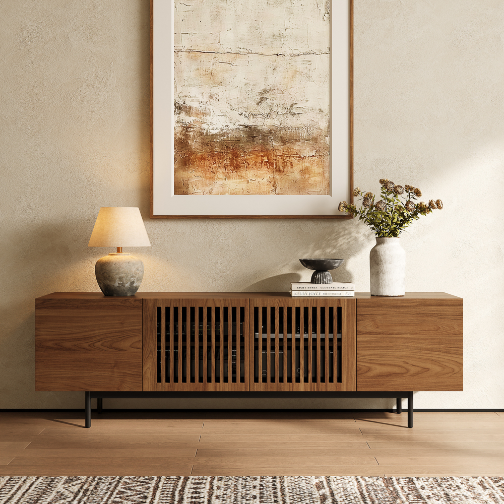 Modern Wood TV Stand