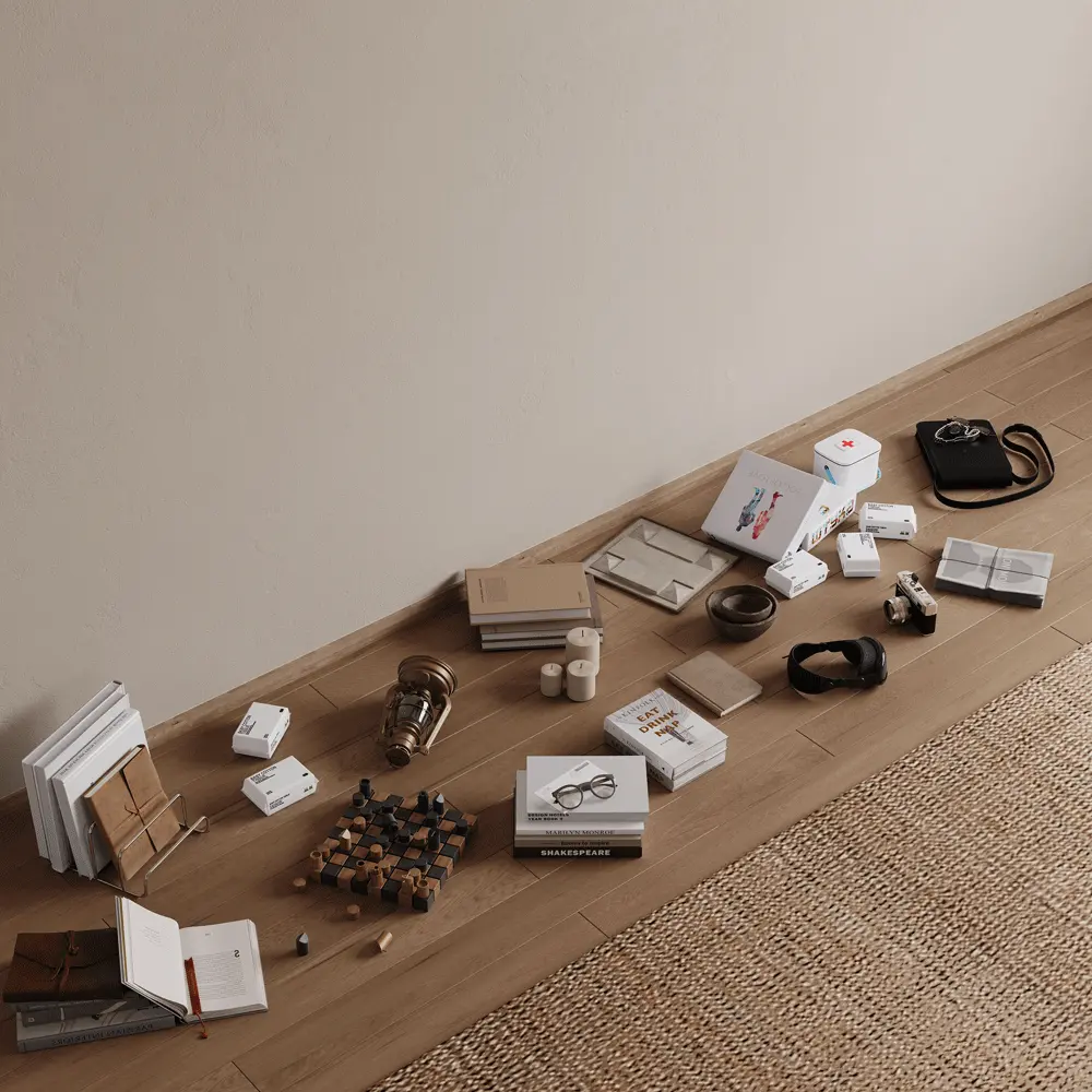 Large Black Plywood TV Stands