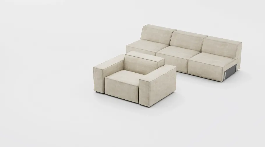 Minimalist Sofa Pro: Power Recliner Modular Sofa